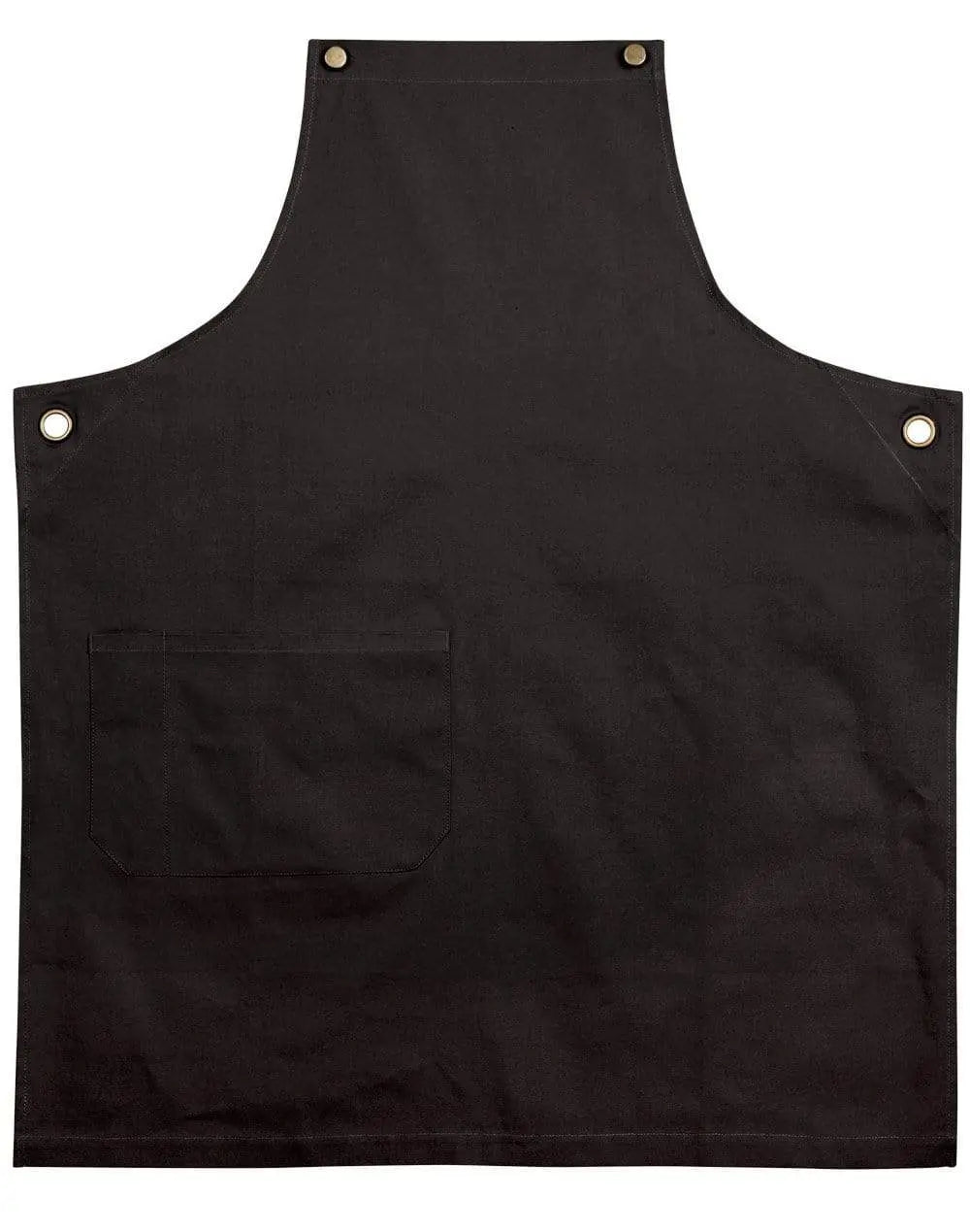 Brunswick Bib Apron M3200 Hospitality & Chefwear Australian Industrial Wear Charcoal